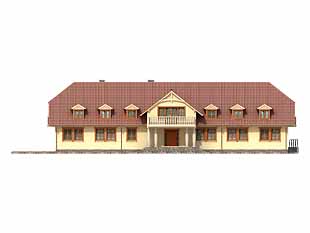 Projekt domu Polana 3 - elewacje