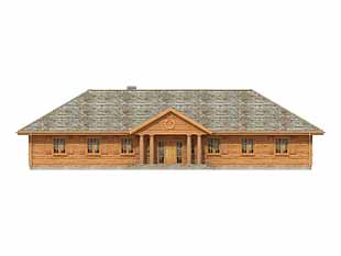 Projekt domu Polana dr-S - elewacje