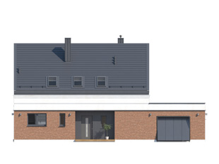 Projekt domu Promyk 2 - elewacje