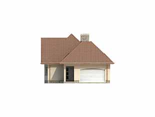 Projekt domu Refren 2 - elewacje