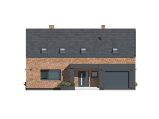 Projekt domu Rio - elewacje