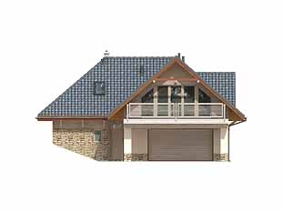 Projekt domu Rybitwa - elewacje