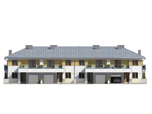 Projekt domu Sekwoja - elewacje