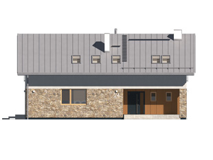 Projekt domu Słoneczny 2 - elewacje