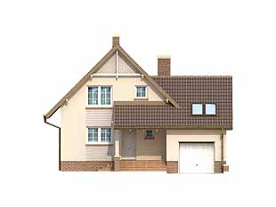 Projekt domu Sopran 2 - elewacje