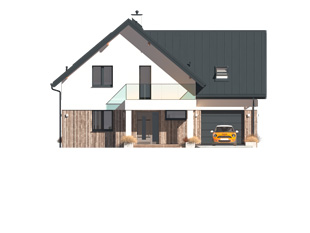 Projekt domu Sopran 8 - elewacje