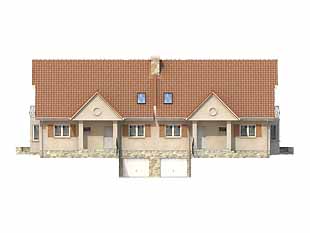 Projekt domu Suita - elewacje