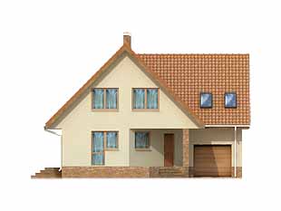 Projekt domu Tango - elewacje