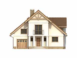 Projekt domu Tempo - elewacje