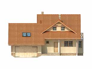 Projekt domu Uwertura 3 - elewacje