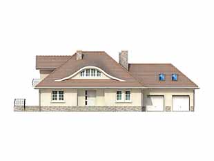 Projekt domu Walc 2 - elewacje