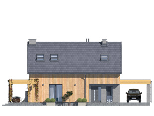 Projekt domu Weranda 3 - elewacje