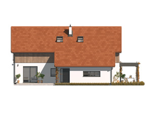 Projekt domu Weranda 7 - elewacje