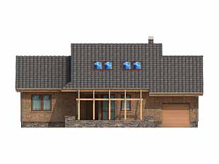 Projekt domu Wist - elewacje