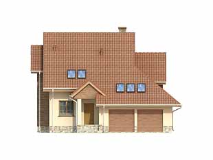 Projekt domu Zefir - elewacje