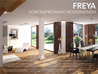 Dom inspirowany modernizmem - Freya