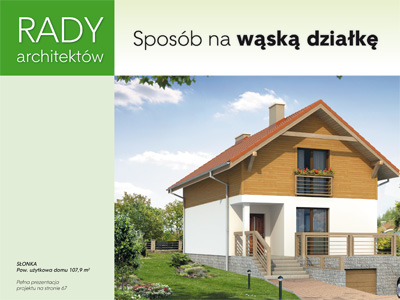 Sposób na wąską działkę