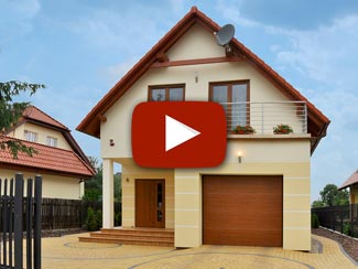 Dom na wąską działkę – film z realizacji projektu Brzoza